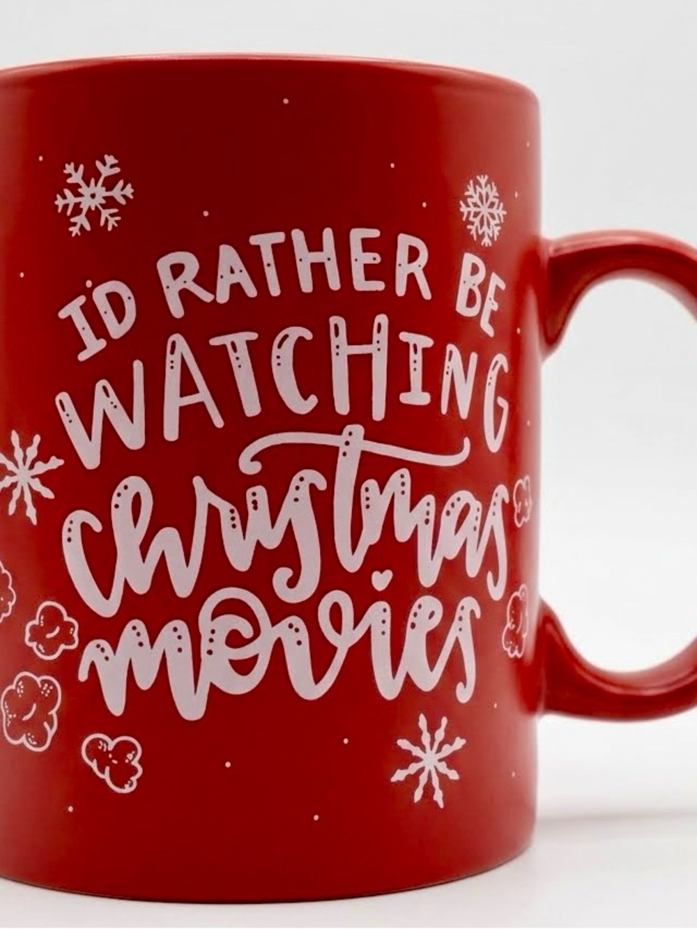 Primitives By Kathy Christmas Movies Mug – Holiday – Red – NEW